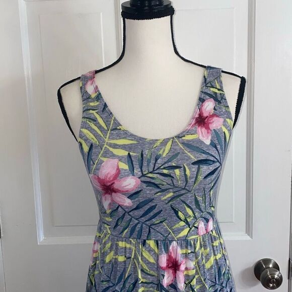 SO tropical print tank midi dress - Picture 2 of 8